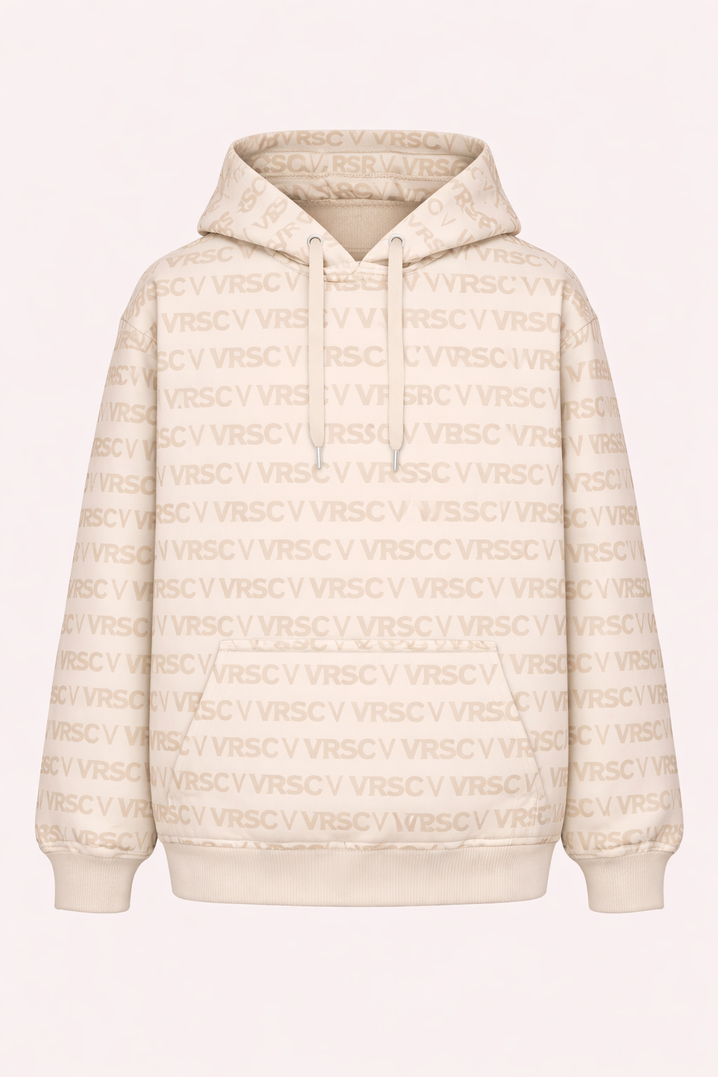 VRSC Couture Monogram Allover Hoodie - Bianco