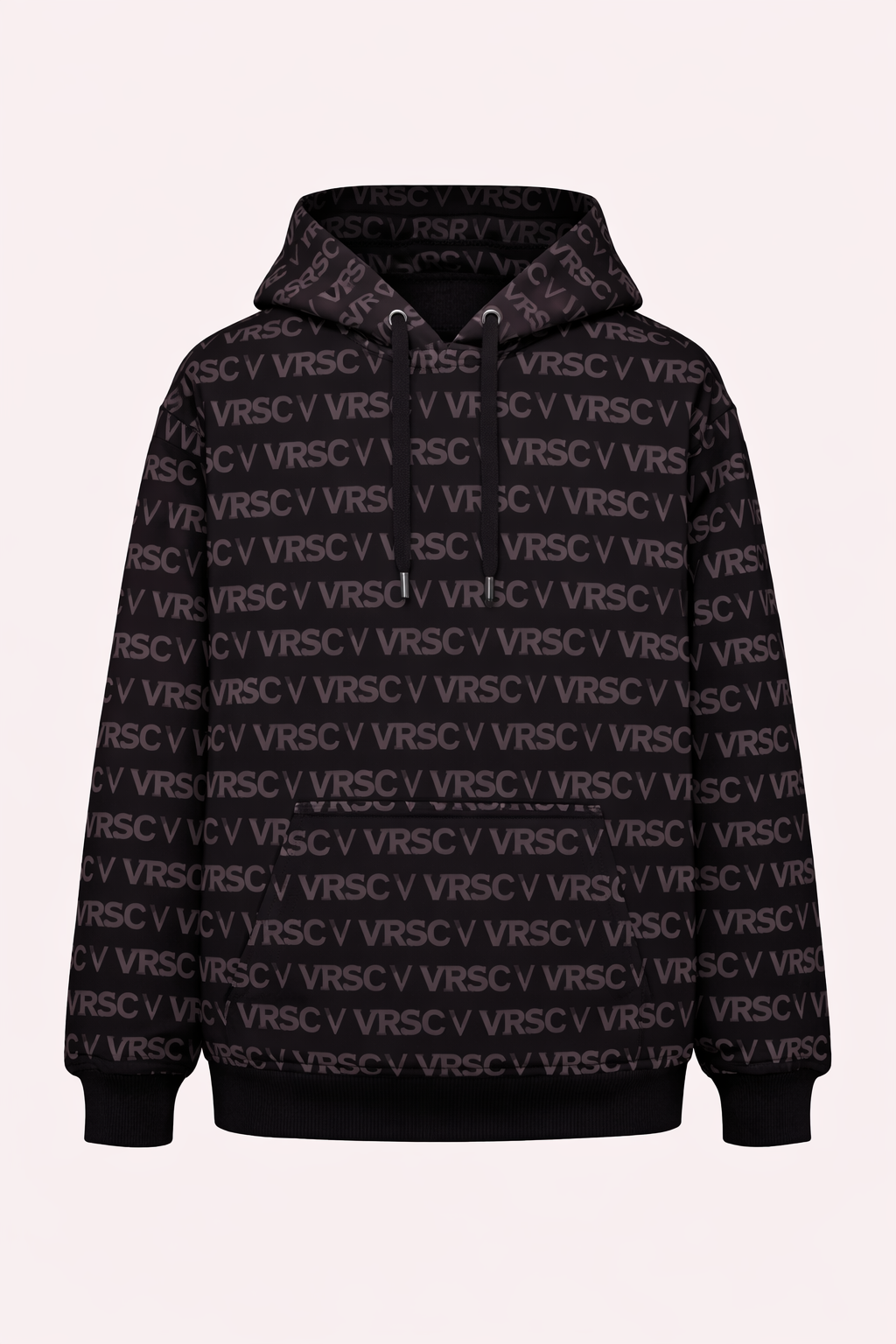 VRSC Couture Monogram Allover Hoodie - Nero