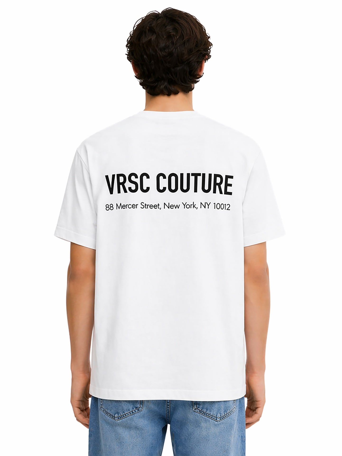 VRSC Very Random Solid Chic Maglia a maniche corte Bianco 100% cotone
