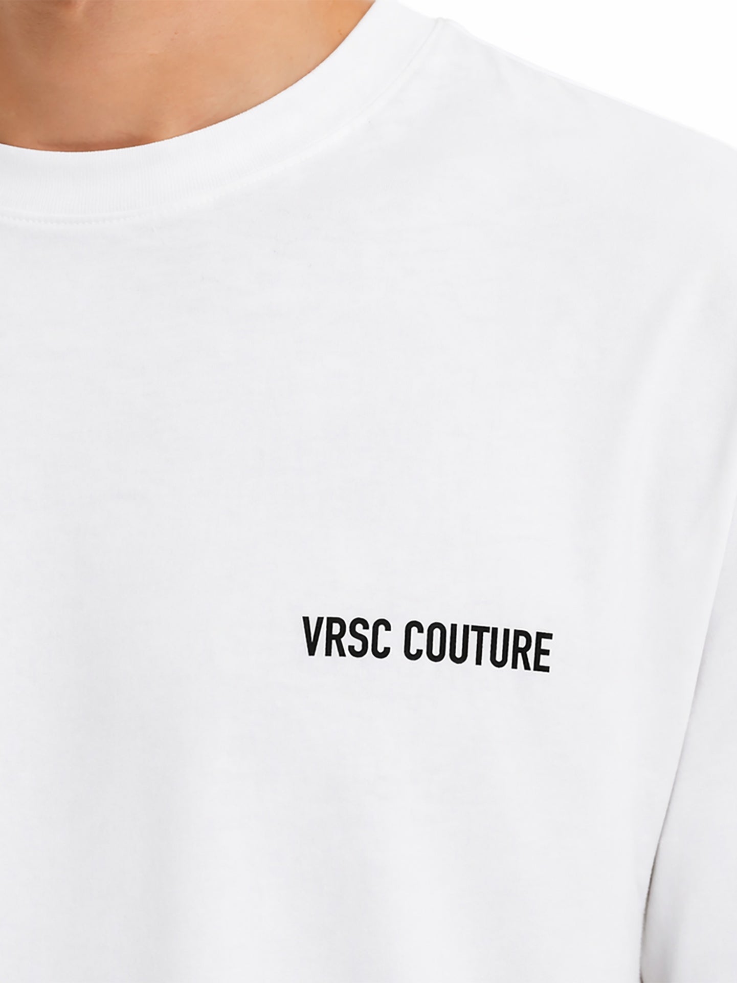 VRSC Very Random Solid Chic Maglia a maniche corte Bianco 100% cotone