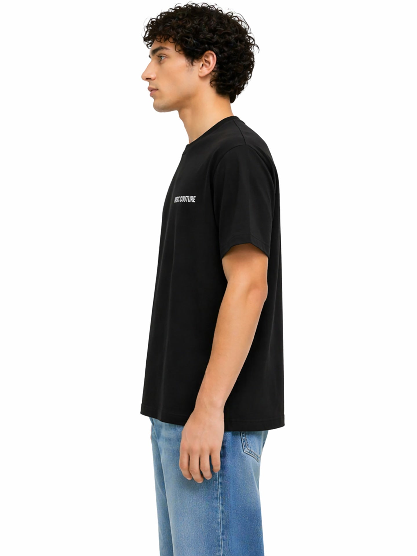 VRSC Very Random Solid Chic Maglia a maniche corte Nero 100% cotone
