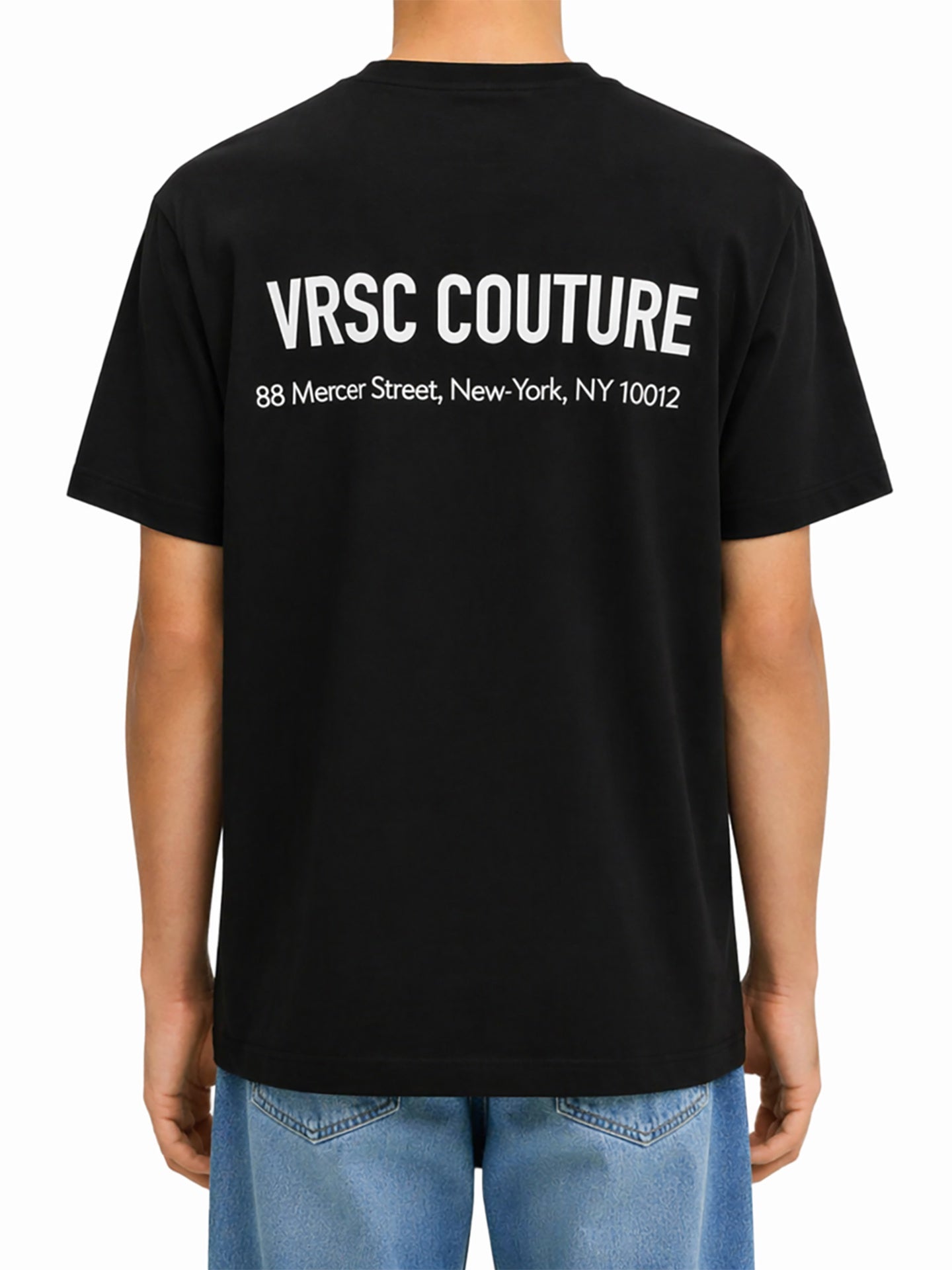 VRSC Very Random Solid Chic Maglia a maniche corte Nero 100% cotone