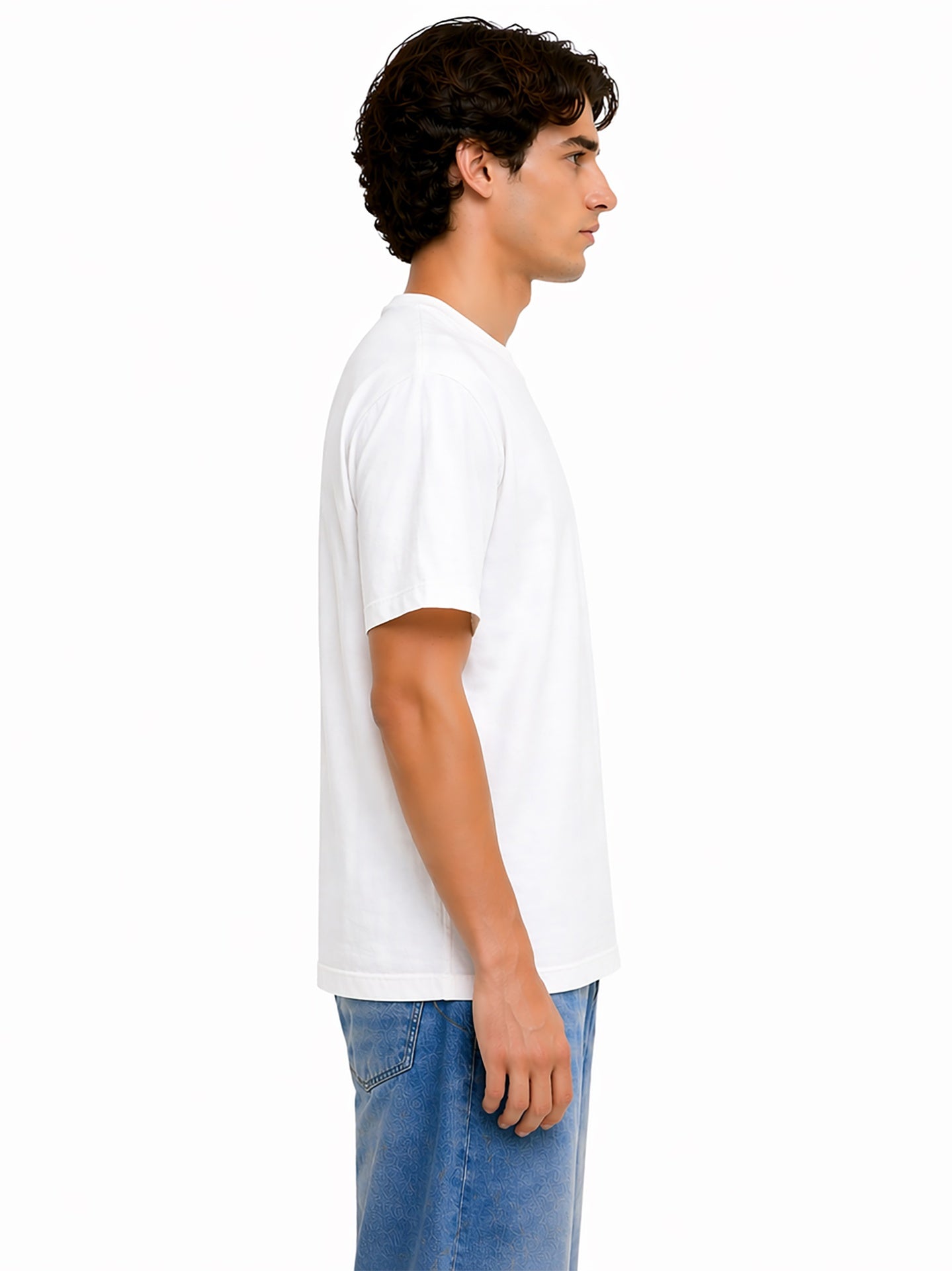 VRSC Very Random Solid Chic Maglia a maniche corte Bianco 100% cotone