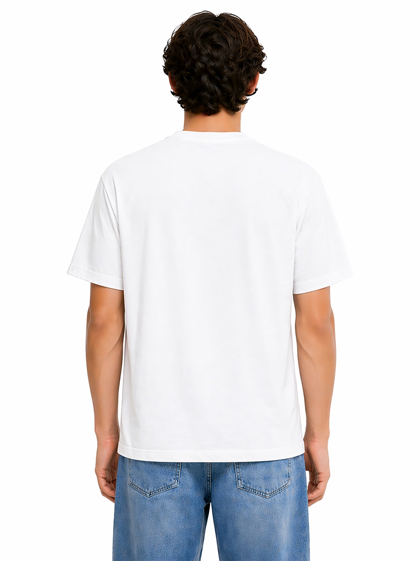 VRSC Very Random Solid Chic Maglia a maniche corte Bianco 100% cotone