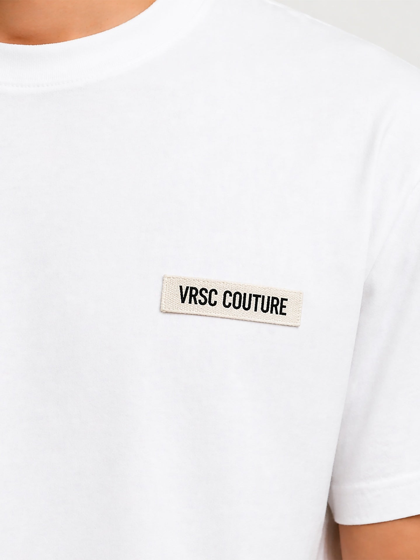 VRSC Very Random Solid Chic Maglia a maniche corte Bianco 100% cotone