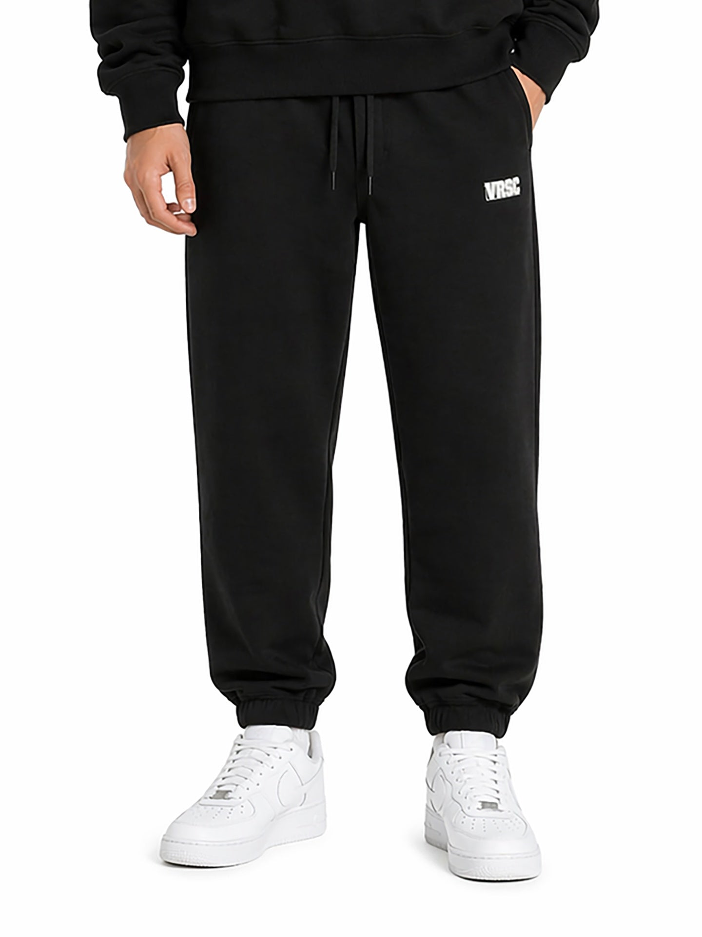 VRSC Very Random Solid Chic Pantaloni Nero 100% Cotone