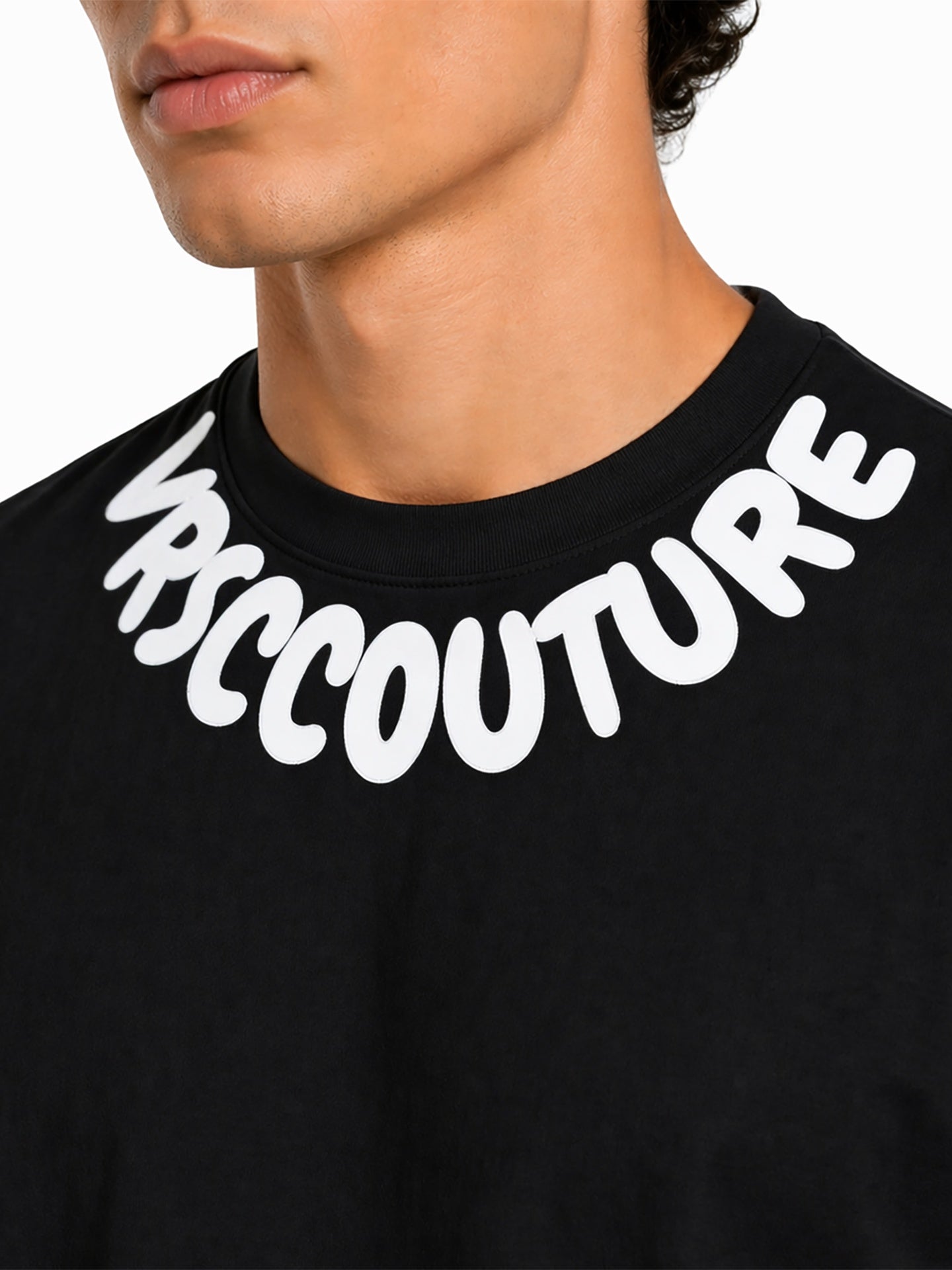 VRSC Very Random Solid Chic T-shirt maniche corte nero 100% cotone