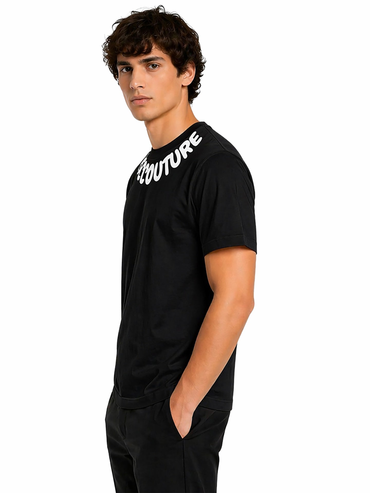 VRSC Very Random Solid Chic T-shirt maniche corte nero 100% cotone