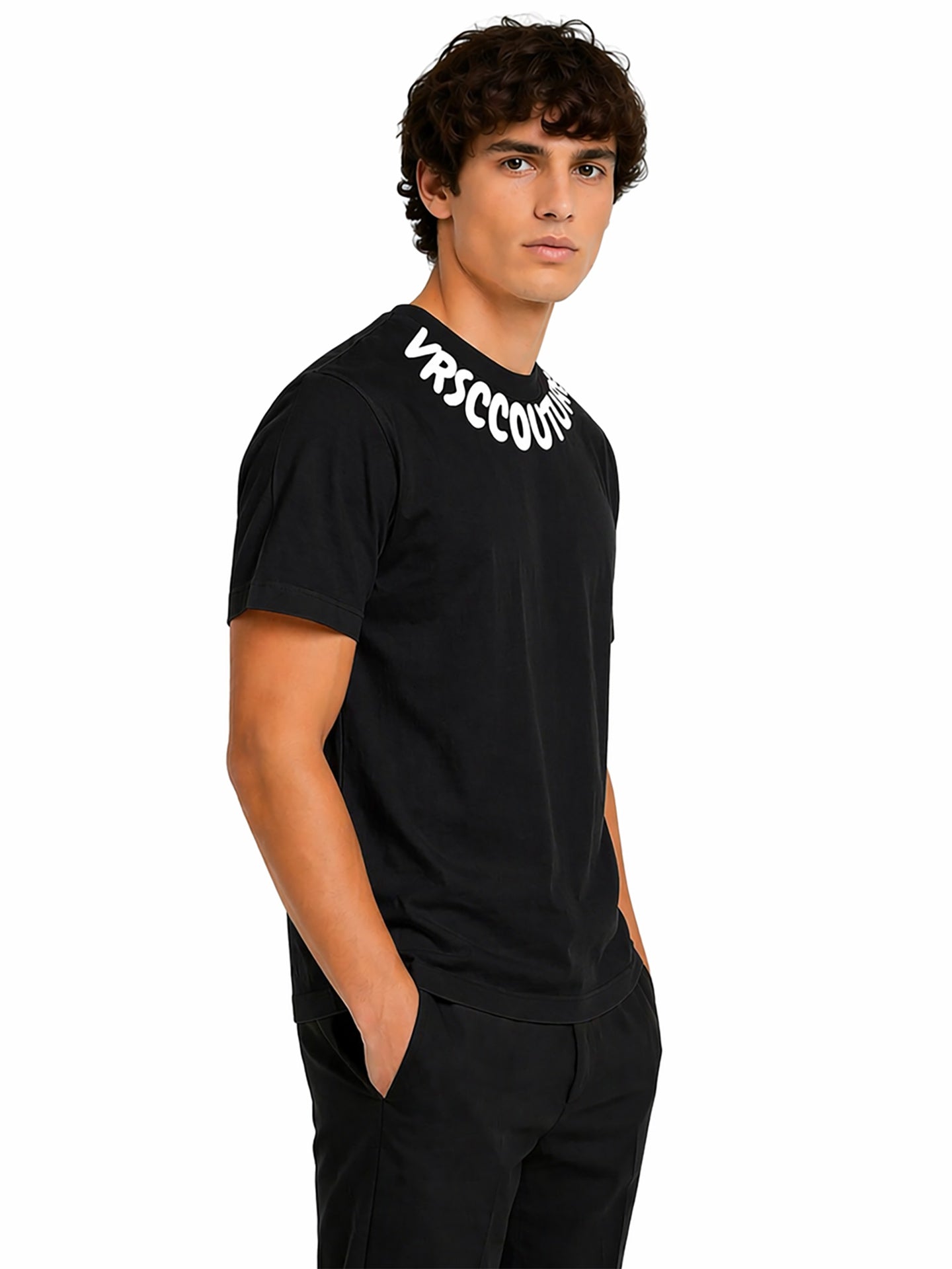 VRSC Very Random Solid Chic T-shirt maniche corte nero 100% cotone