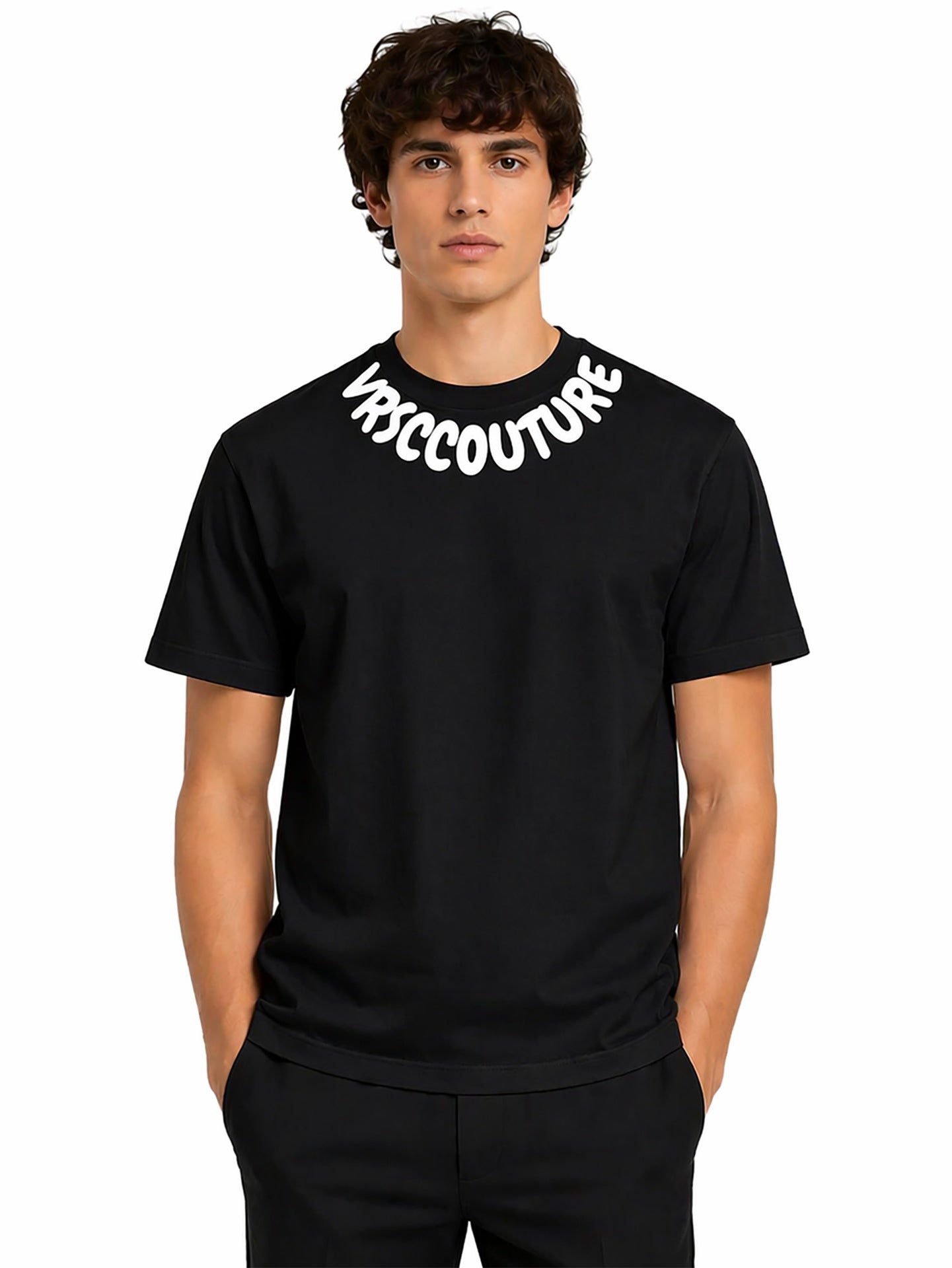 VRSC Very Random Solid Chic T-shirt maniche corte nero 100% cotone