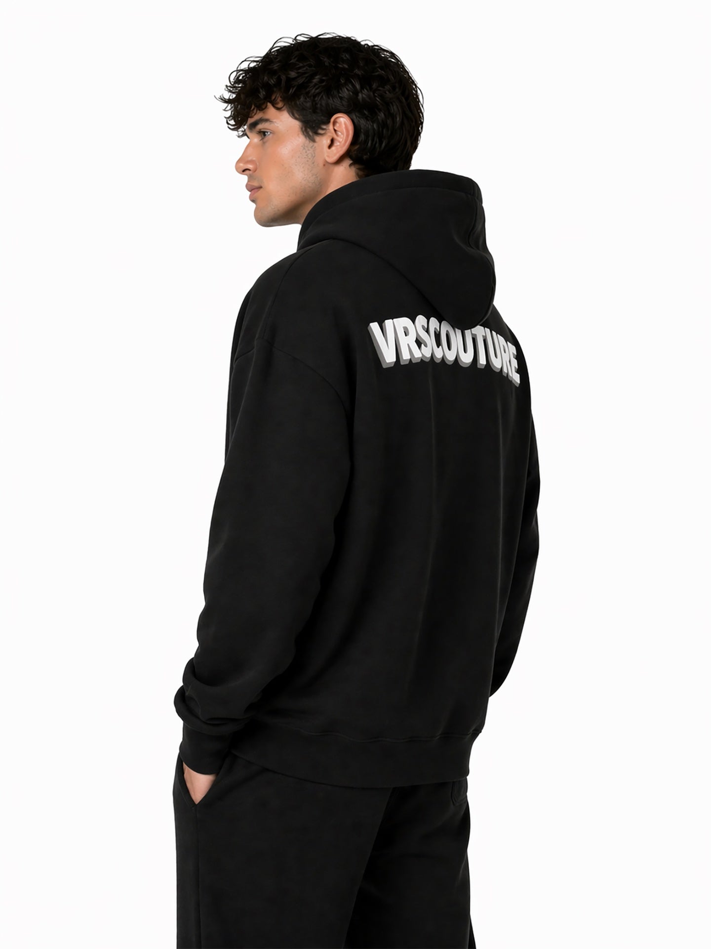 VRSC Very Random Solid Chic Sweatshirt Nero 100% Cotone