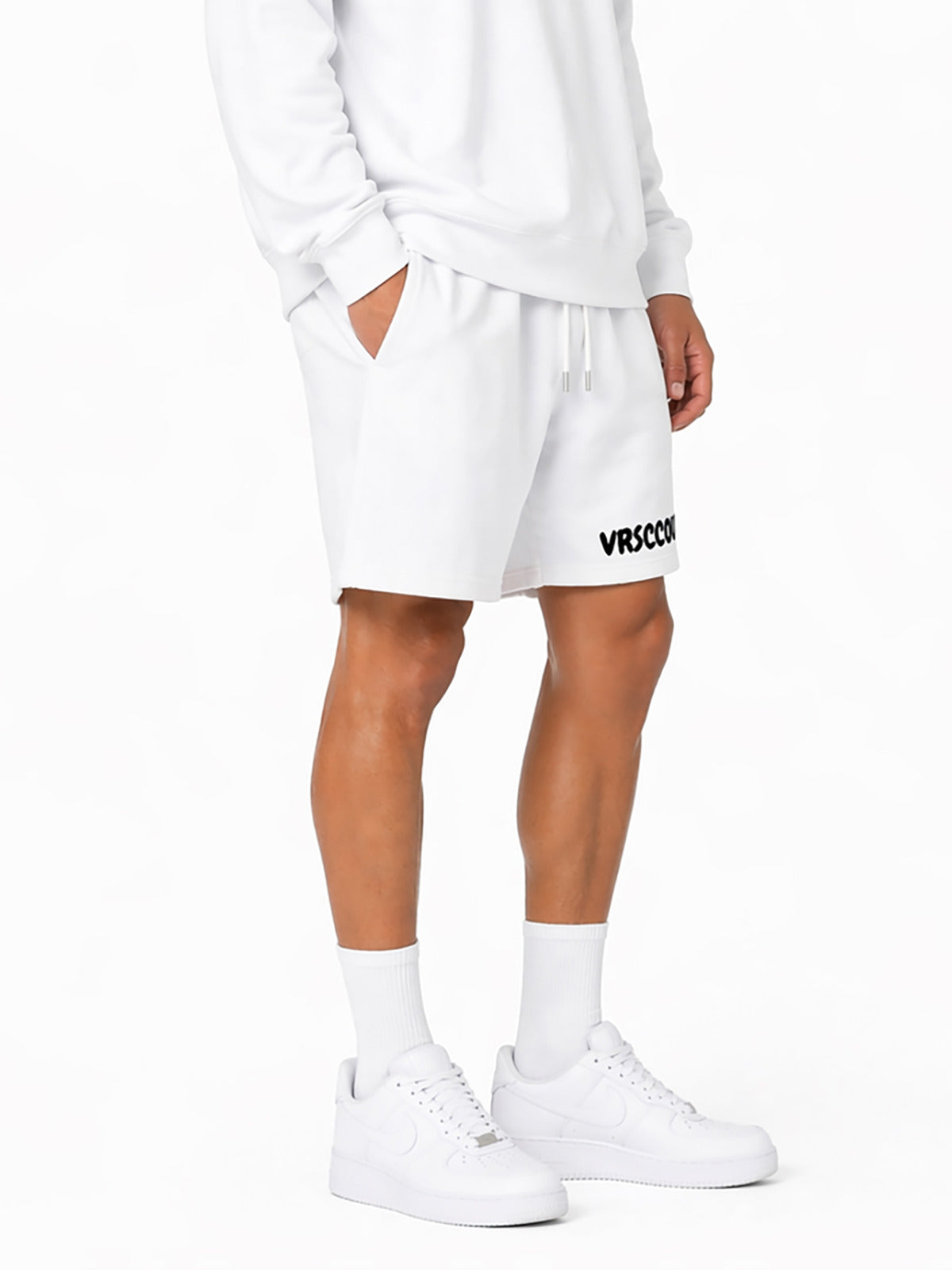 VRSC Very Random Solid Chic Pantaloncino Bianco 100% Cotone
