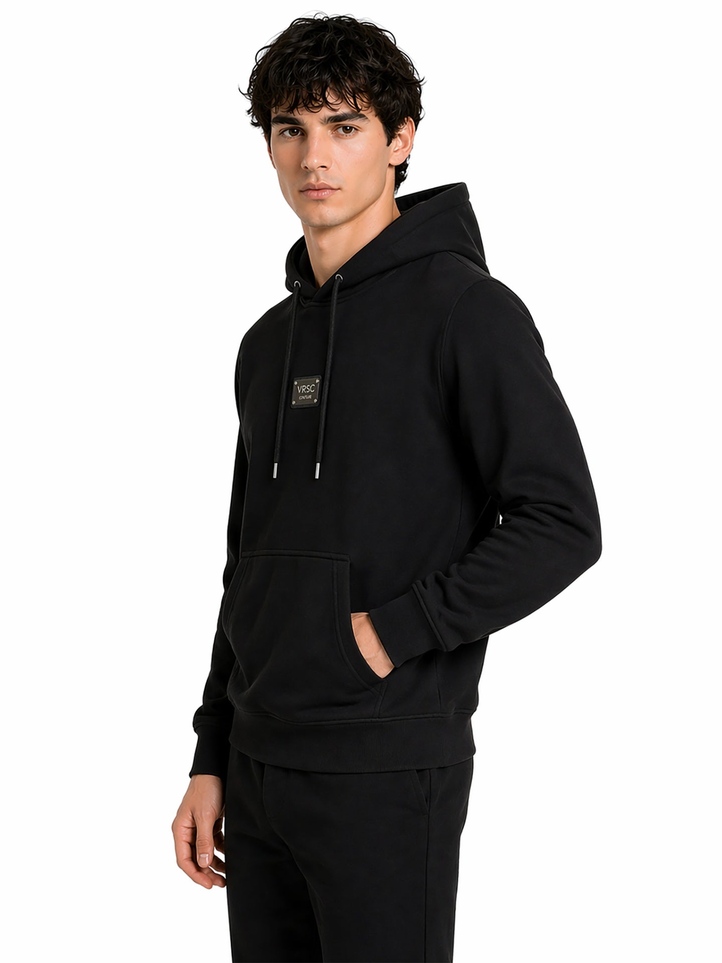 VRSC Very Random Solid Chic Sweatshirt Nero 100% Cotone
