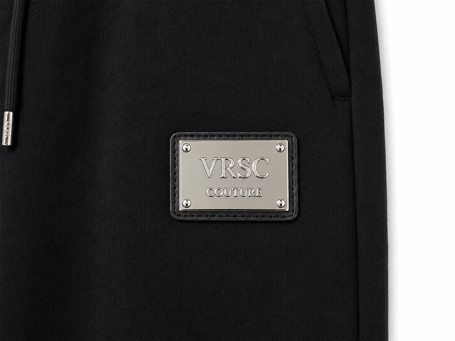 VRSC Very Random Solid Chic Pantaloni Nero 100% Cotone