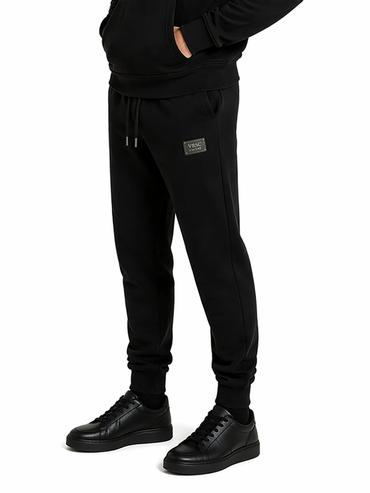 VRSC Very Random Solid Chic Pantaloni Nero 100% Cotone