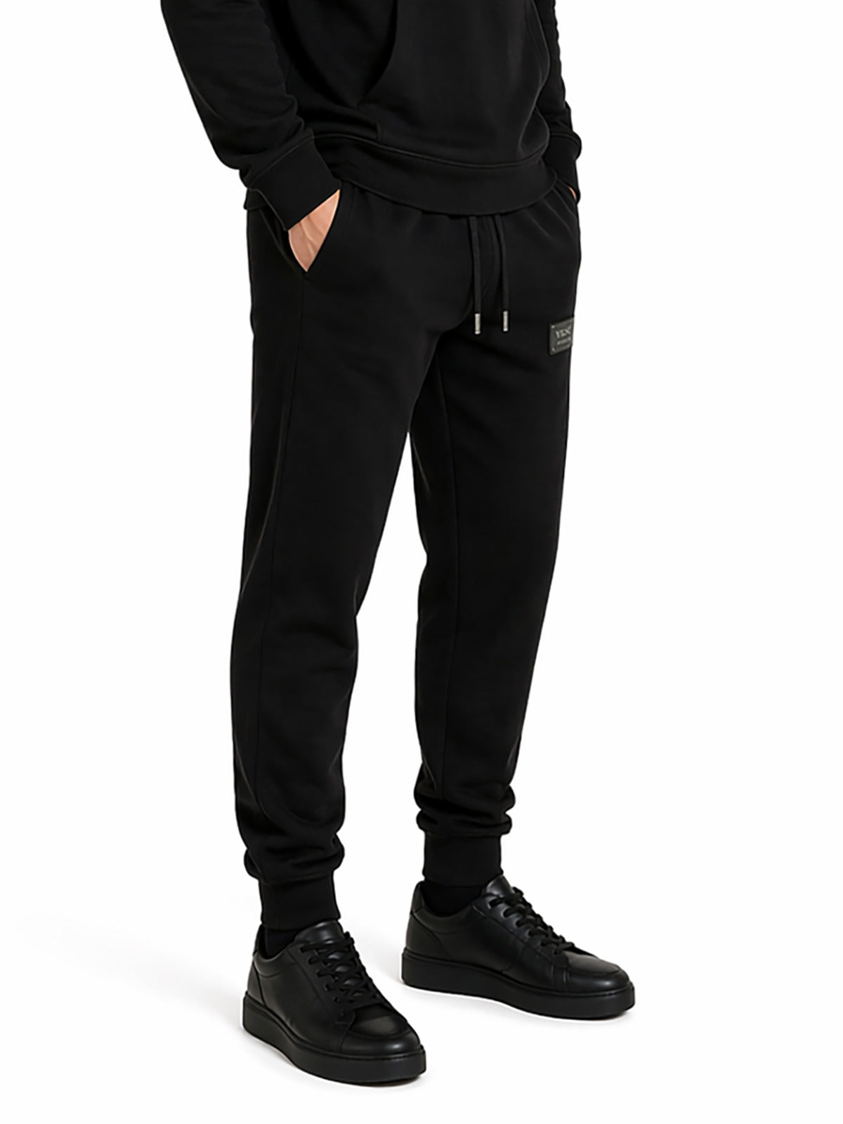 VRSC Very Random Solid Chic Pantaloni Nero 100% Cotone