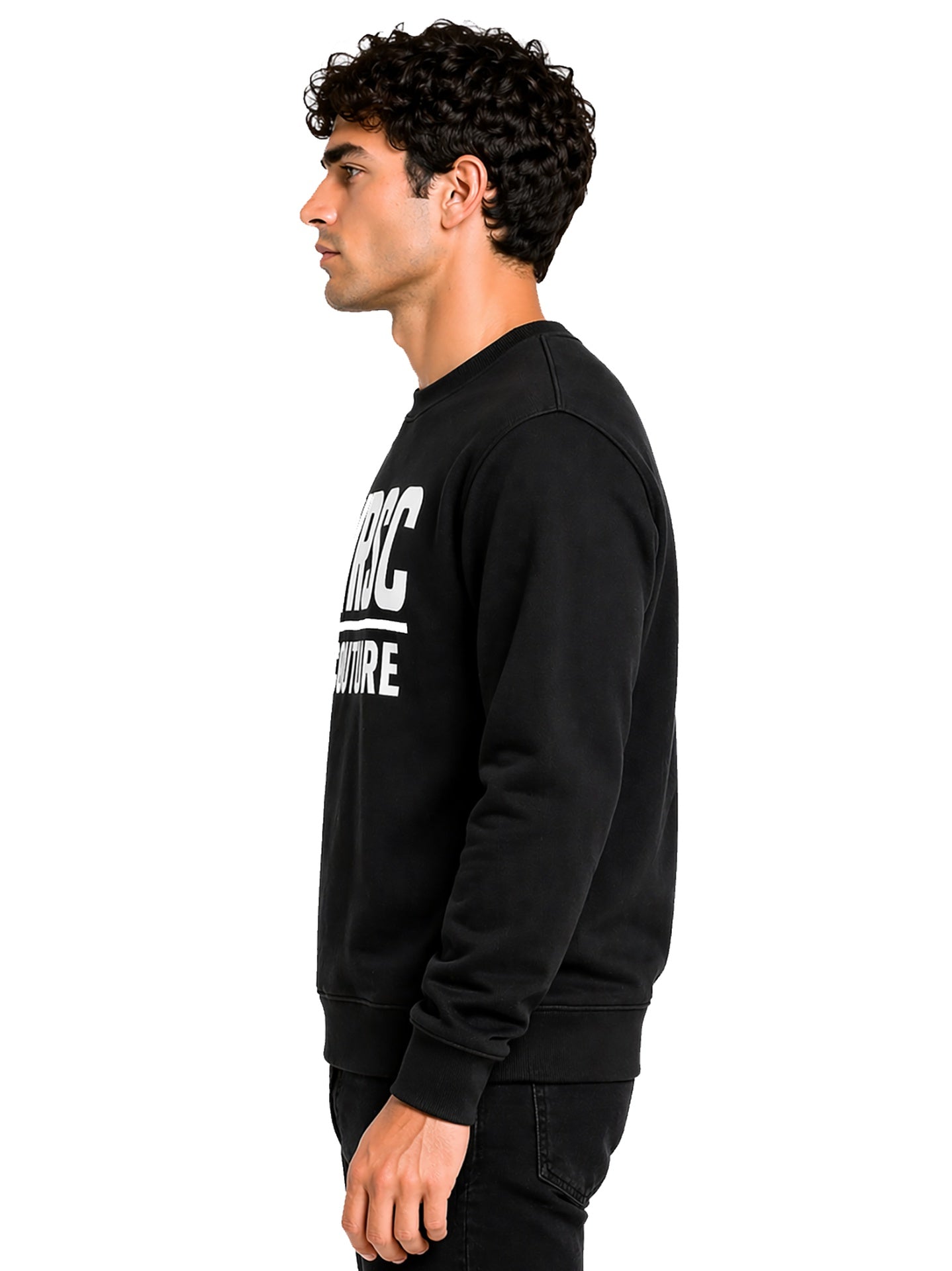 VRSC Very Random Solid Chic Sweatshirt Nero 100% Cotone