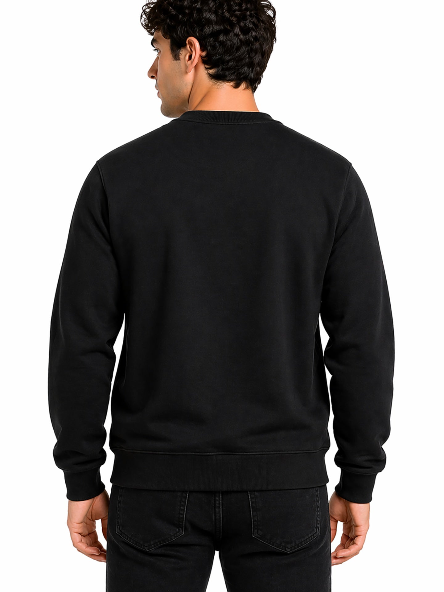 VRSC Very Random Solid Chic Sweatshirt Nero 100% Cotone