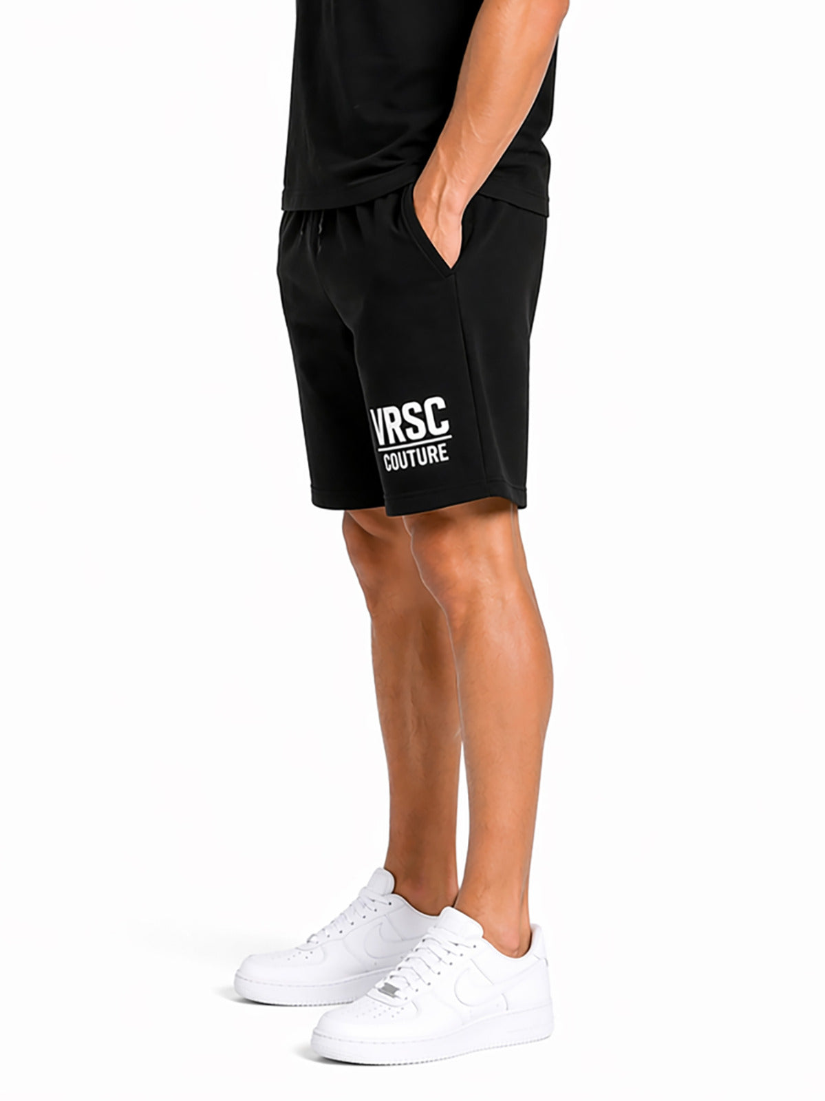 VRSC Very Random Solid Chic Pantaloncino Nero Cotone XL