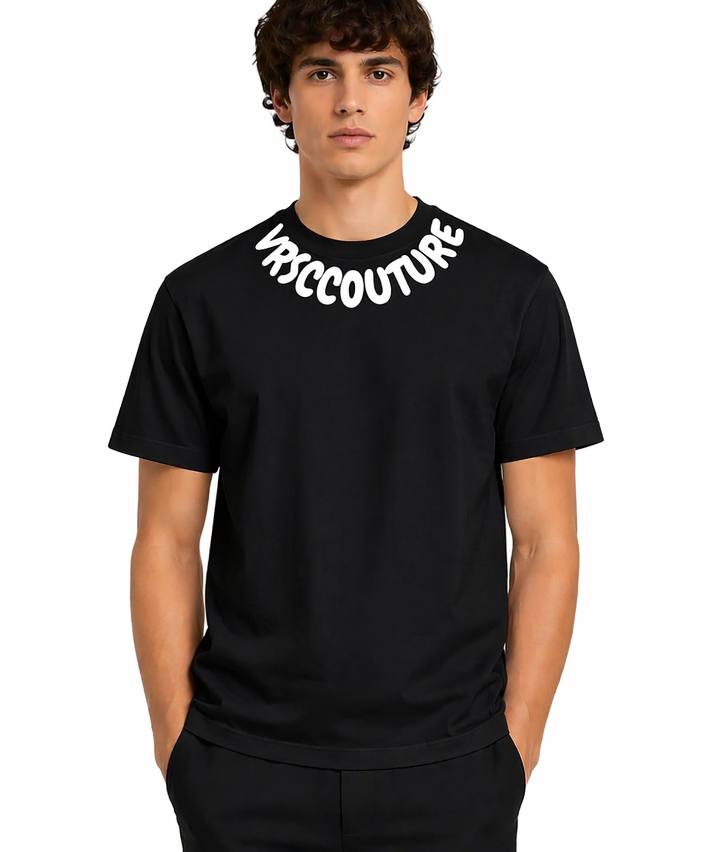 T-Shirt VRSC in Cotone | Nero